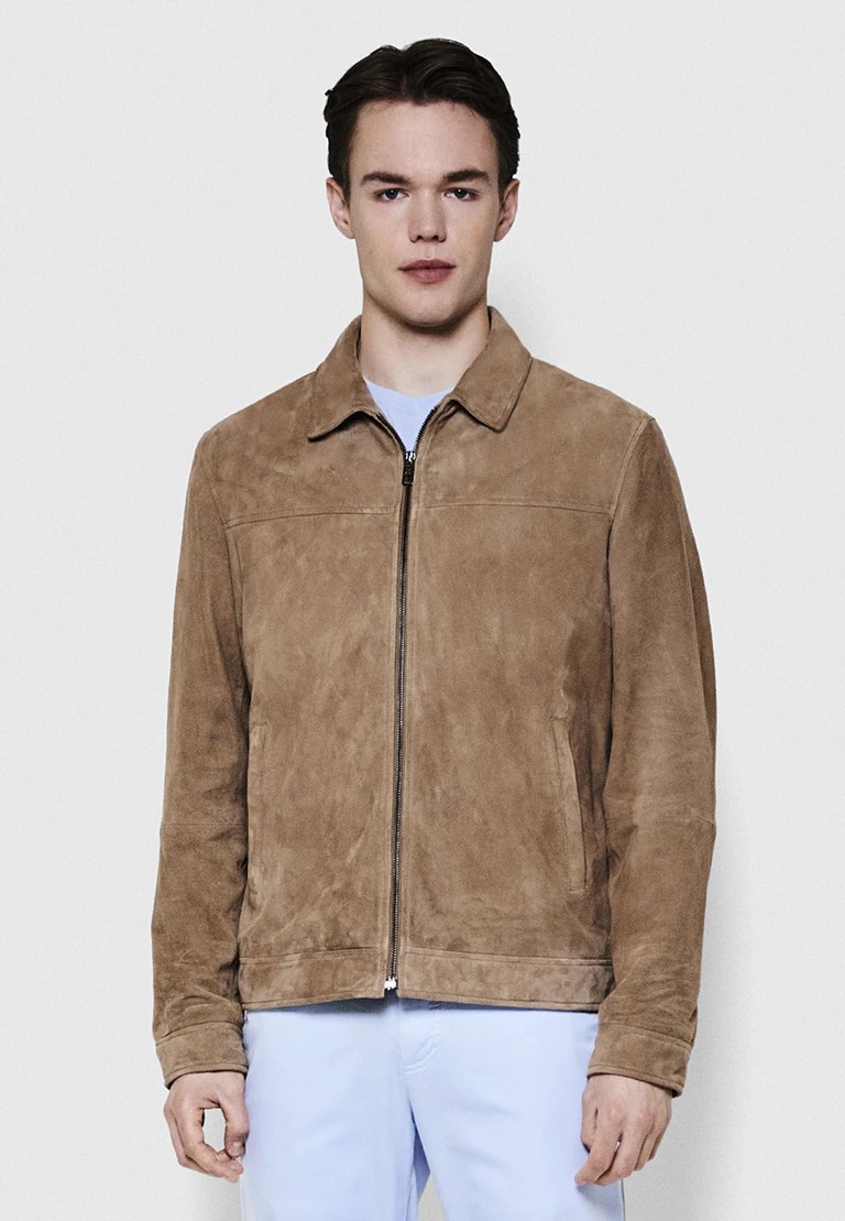 chaqueta de cuero