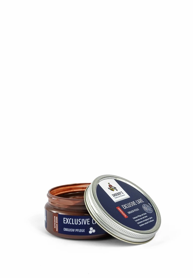 crema para zapatos exclusiva marrÓn medio