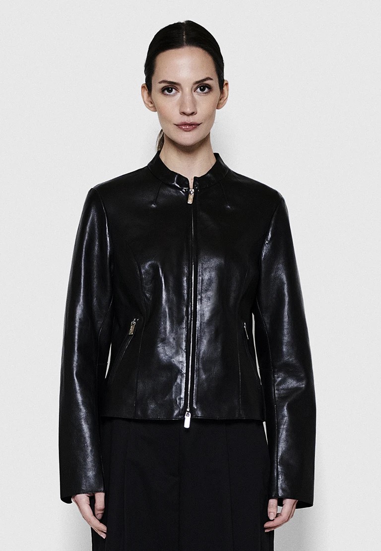 chaqueta de cuero
