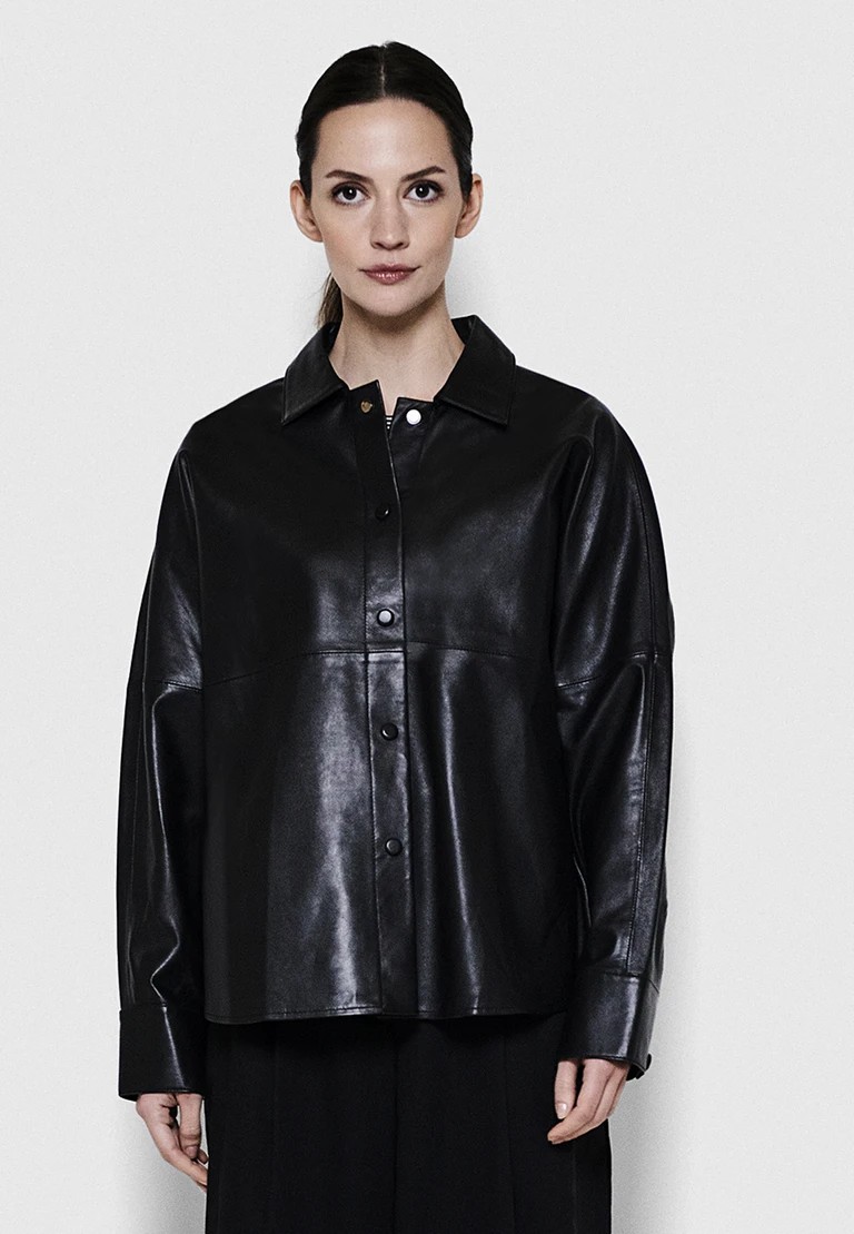 chaqueta de cuero