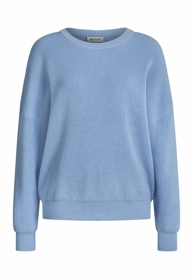 jersey de punto de cuello redondo