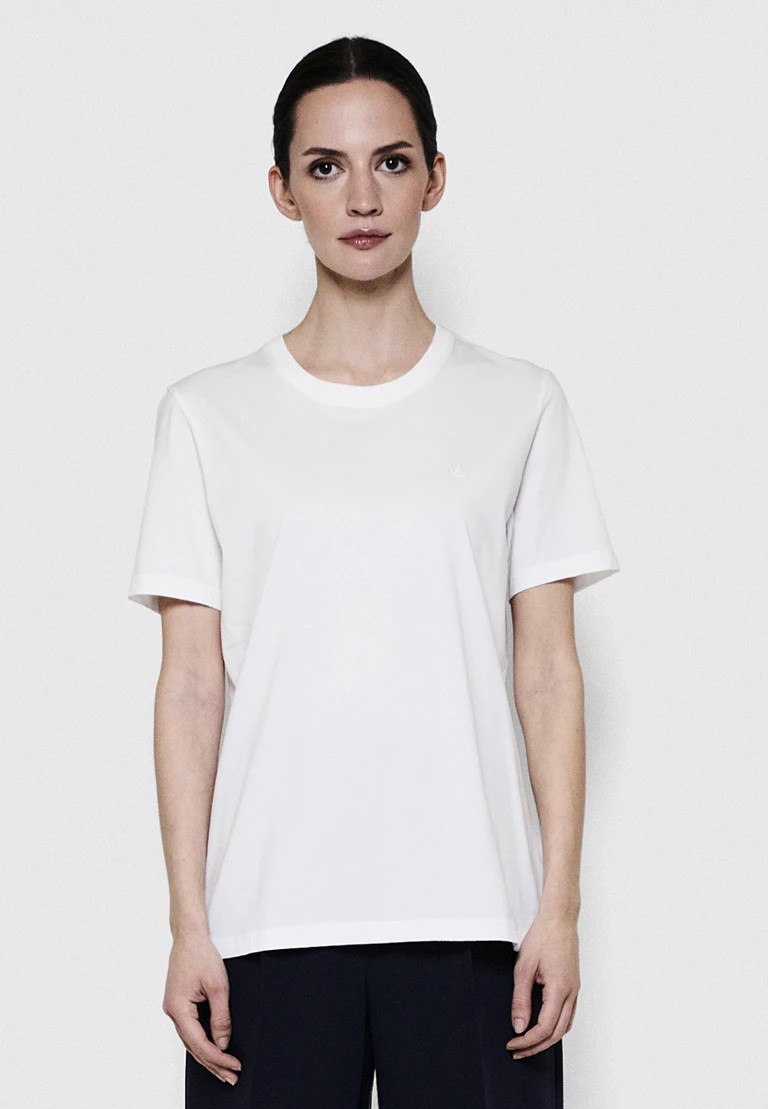 camiseta de cuello redondo